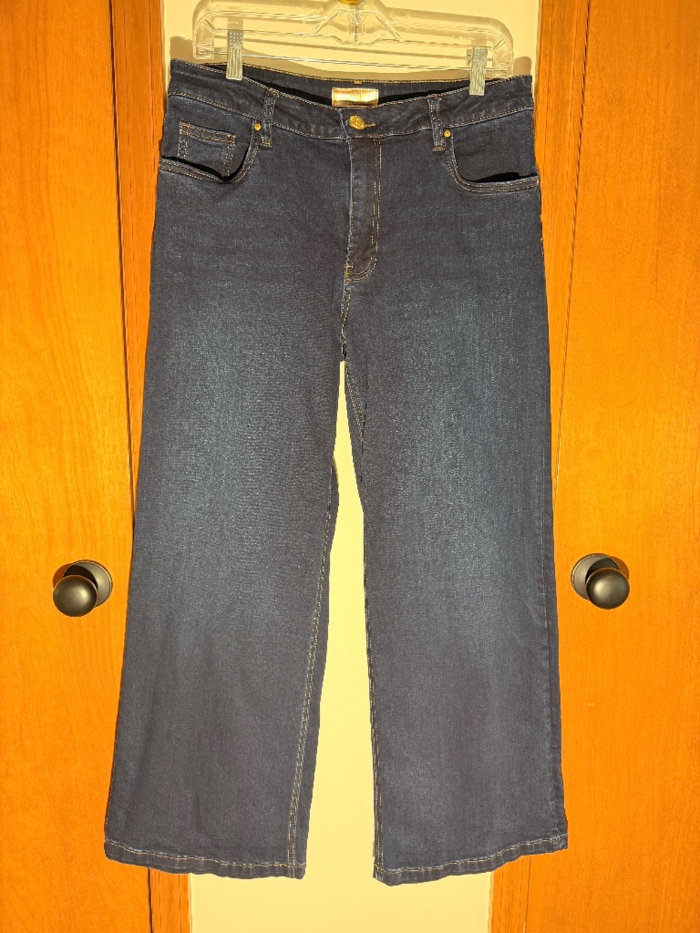 KUT from the Kloth Jean High Rise Wide Leg — Attributable Wash, Size 10 Petite